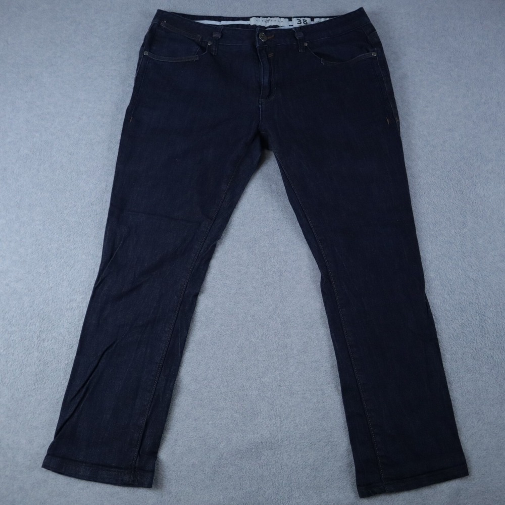 Five Four Jeans Mens 38 Original Straight 5-Pocket‎ Stretch Flex Denim Dark Blue